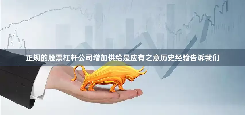 正规的股票杠杆公司　　增加供给是应有之意　　历史经验告诉我们
