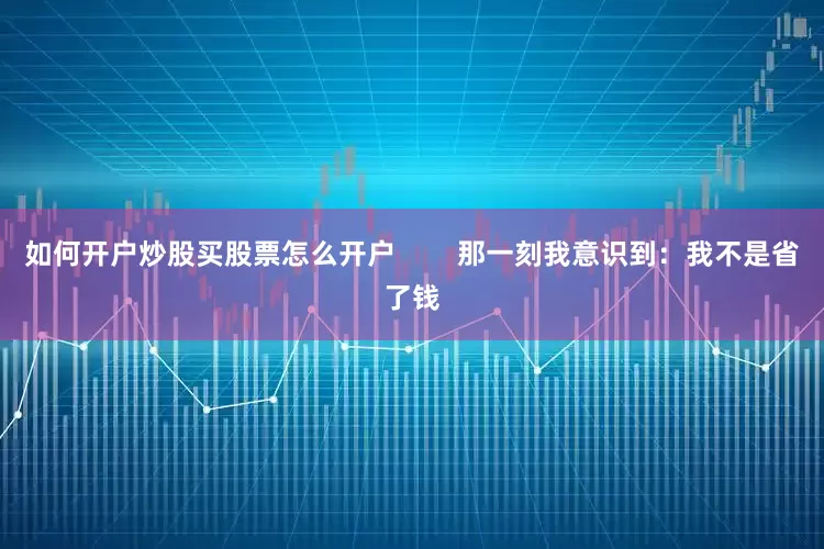 如何开户炒股买股票怎么开户        那一刻我意识到：我不是省了钱